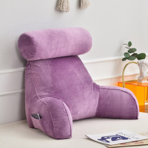 Coussin de lecture violet