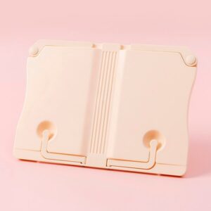 Repose livre en plastique beige